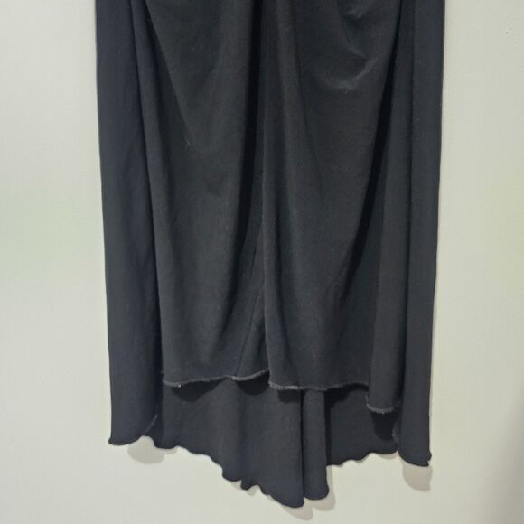 OXOXO - Dress Midi Sleevless Deep V Neck Diamond Buckle - Size S - Black - Picture 6 of 8